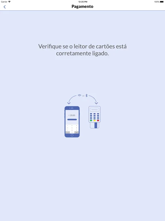 Capturas de tela do mPOS iPad 
