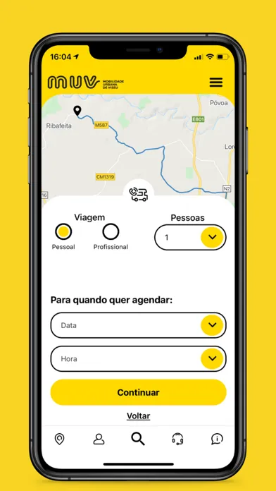 Tangkapan layar MUV Viseu