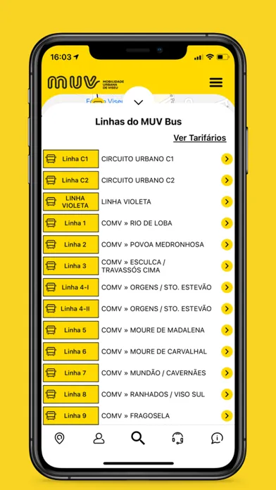Tangkapan layar MUV Viseu