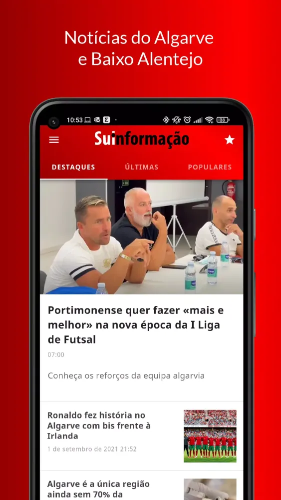 Sul Informação Screenshots