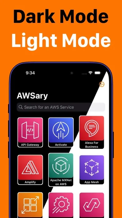 Tangkapan layar AWSary - AWS Dictionary
