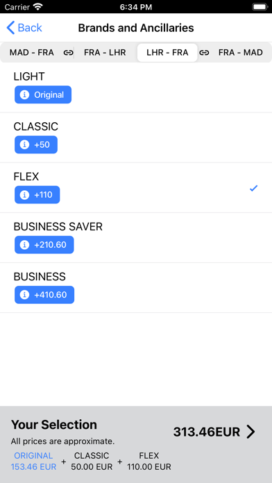 Travelport Mobile Agent Screenshots