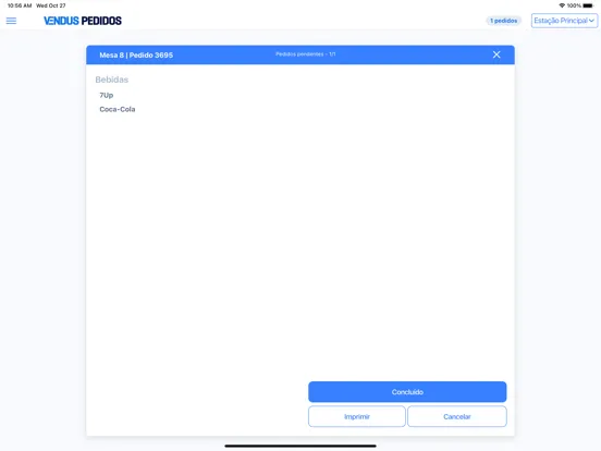 Vendus Pedidos iPad  Screenshots