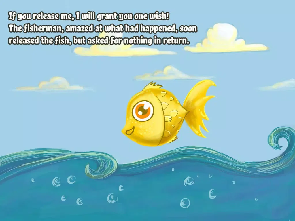 ภาพหน้าจอของ The Golden Fish - Classic Tales iPad 