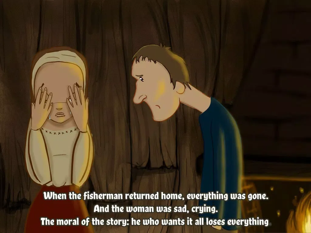 ภาพหน้าจอของ The Golden Fish - Classic Tales iPad 