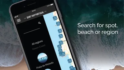 Surf Map Portugal سکرین شاٹس