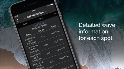 Surf Map Portugal سکرین شاٹس