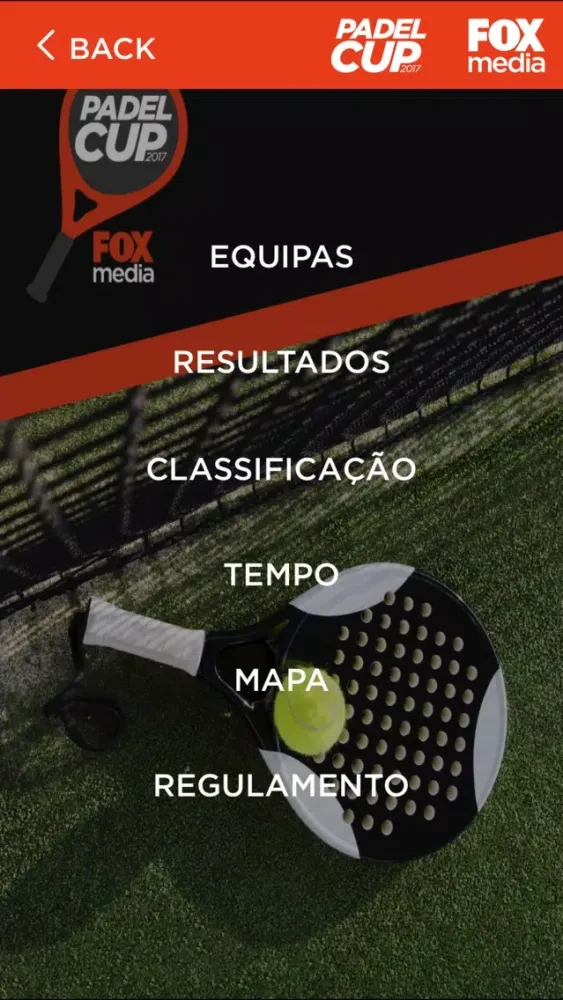 FOX Padel Cup 2017应用截图