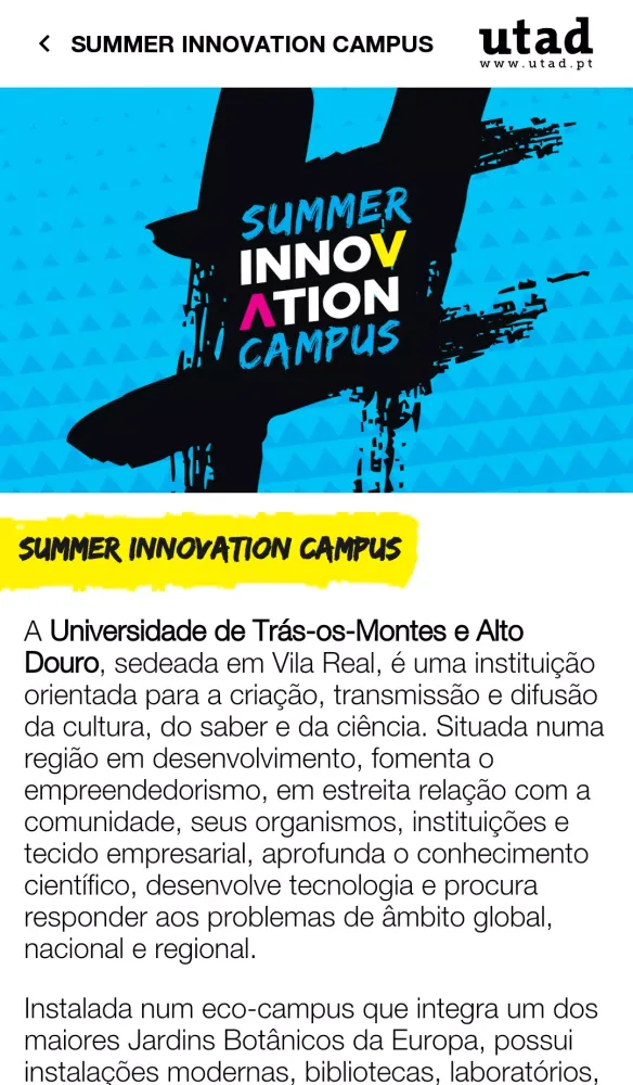 Capturas de pantalla de Summer Innovation Campus