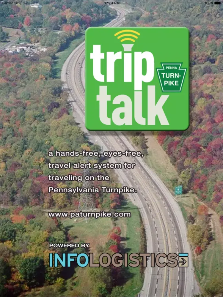 Capturas de tela do TRIP Talk iPad 