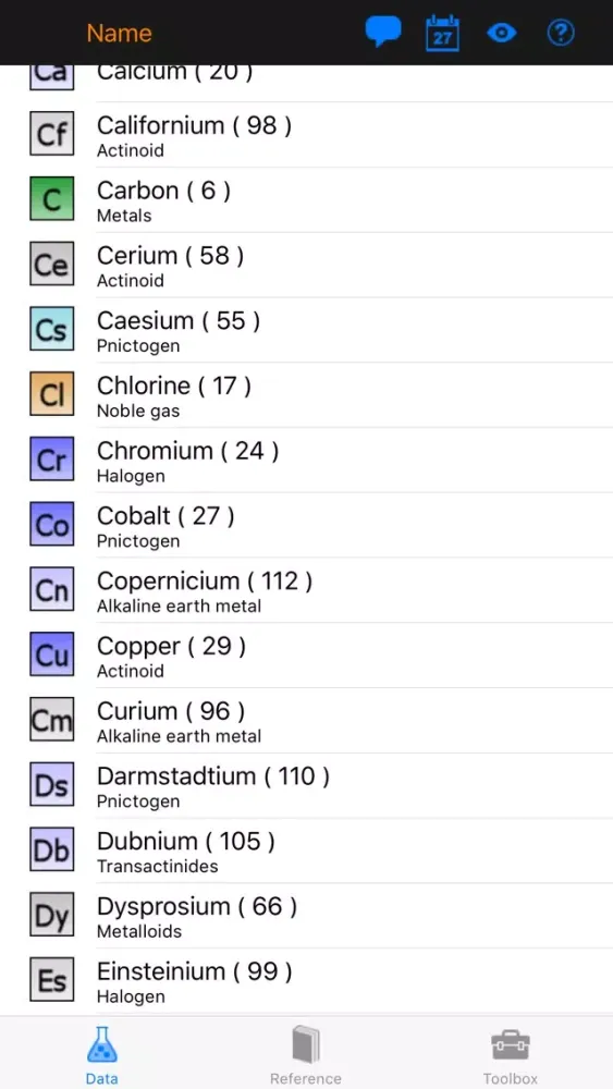 Periodic Table Explorer Free Screenshots