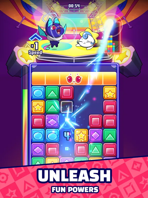 Скриншоты Neon Rumble - Puzzle Match PvP iPad 