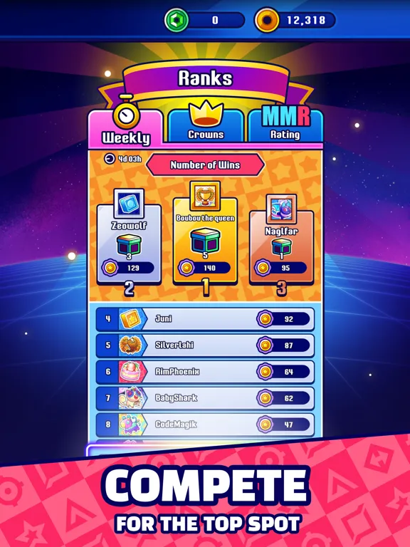 Скриншоты Neon Rumble - Puzzle Match PvP iPad 