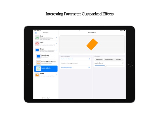 UI HandBook iPad  Screenshots