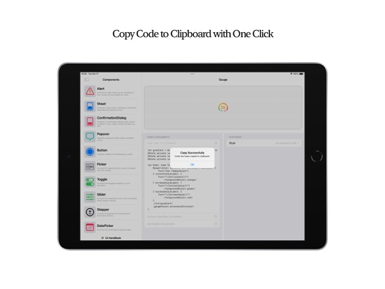 UI HandBook iPad  Screenshots
