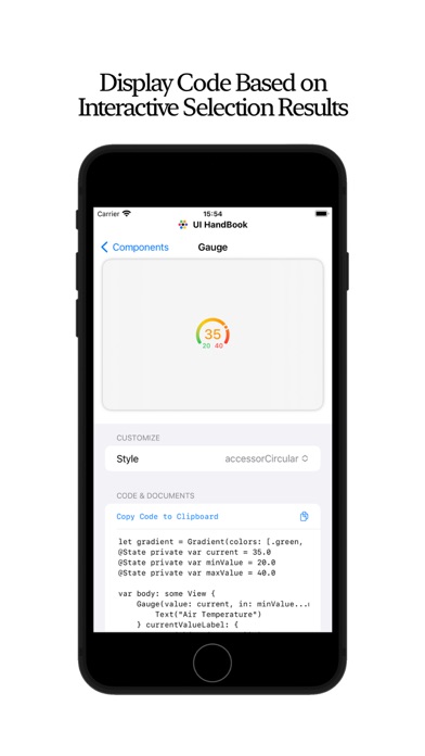 UI HandBook Screenshots