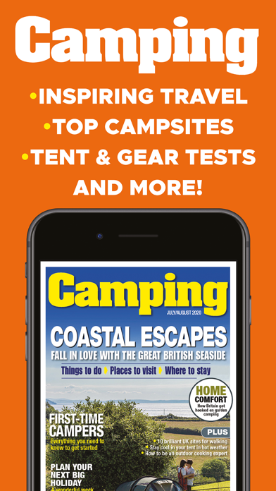 ภาพหน้าจอของ Camping Magazine