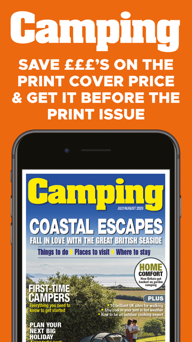 ภาพหน้าจอของ Camping Magazine