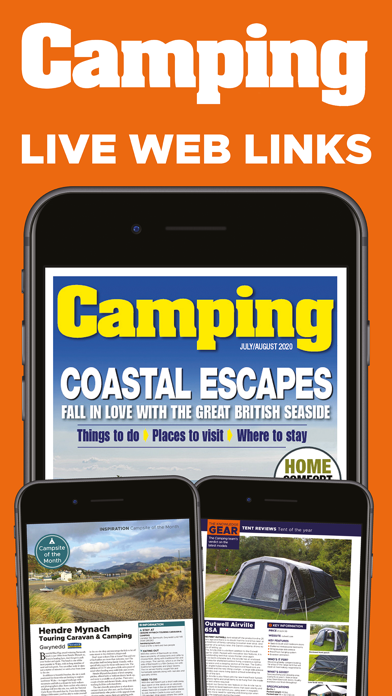 ภาพหน้าจอของ Camping Magazine