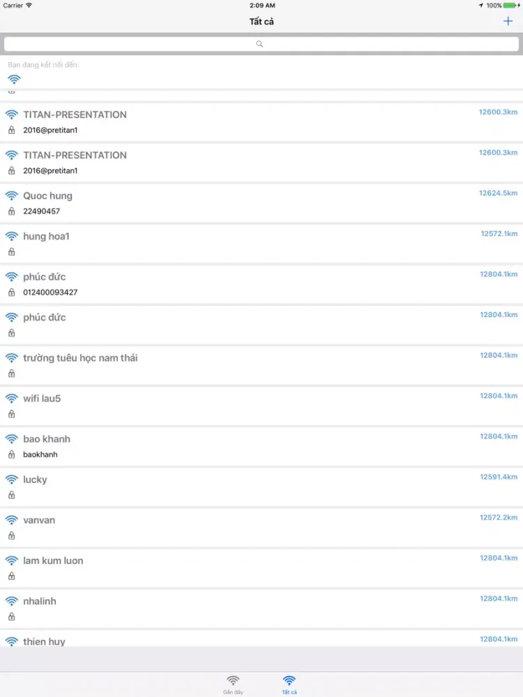 Tangkapan skrin Tìm Wifi Free iPad 