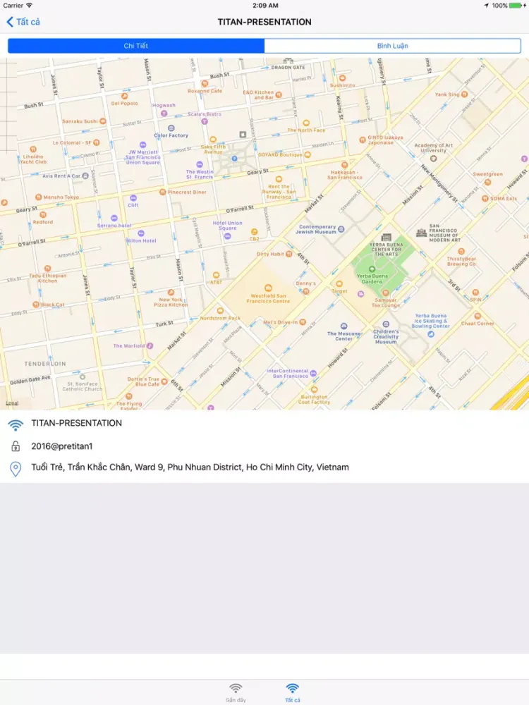 Tangkapan skrin Tìm Wifi Free iPad 