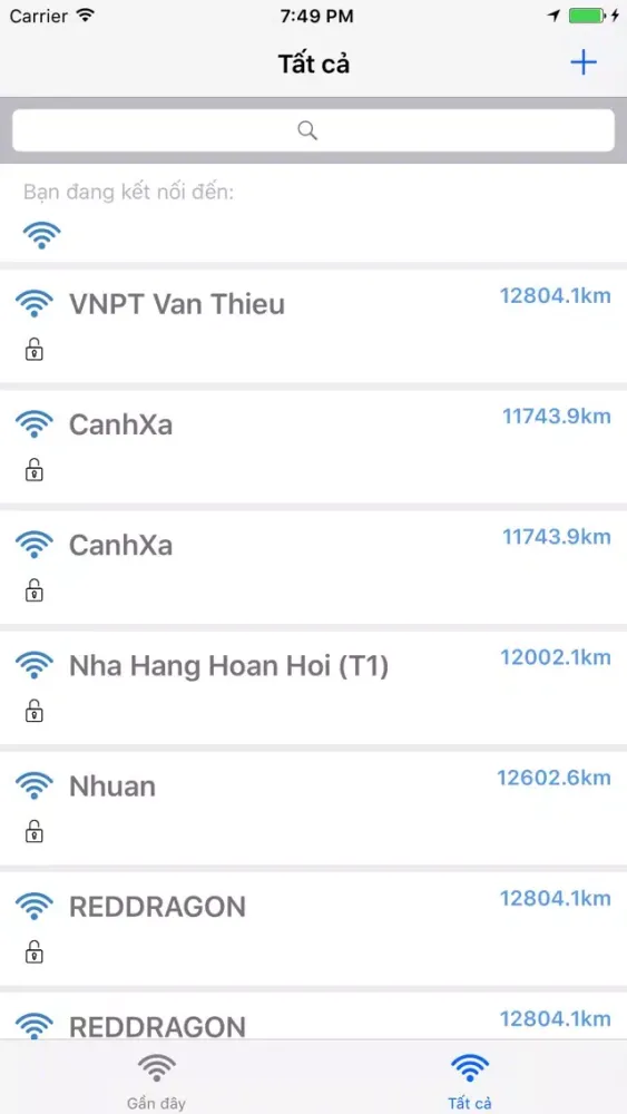 Tangkapan skrin Tìm Wifi Free Pro