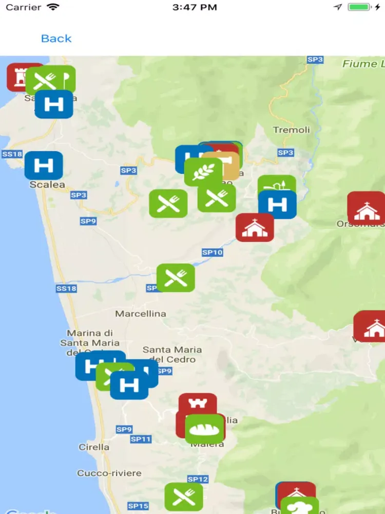Скриншоты Borghi del Lao iPad 