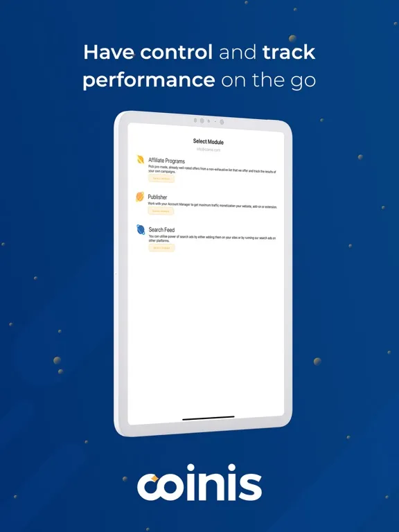 Coinis Publisher iPad  스크린샷