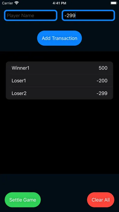 Capturas de pantalla de Poker Game Settler