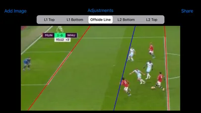 Captures d'écran de Offside Checker