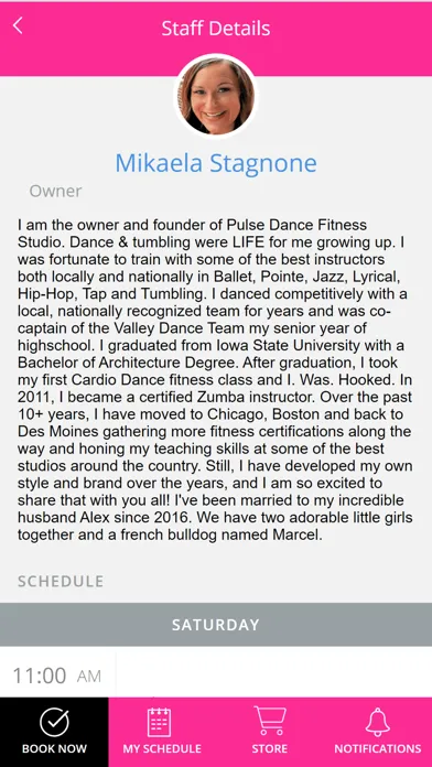 Pulse Dance Fitness Studio应用截图