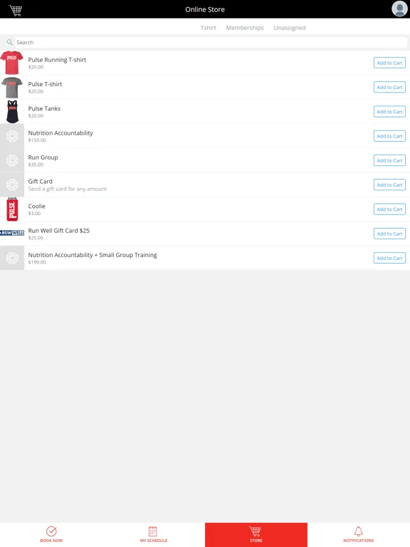 Captures d'écran de Pulse Personal Training iPad 