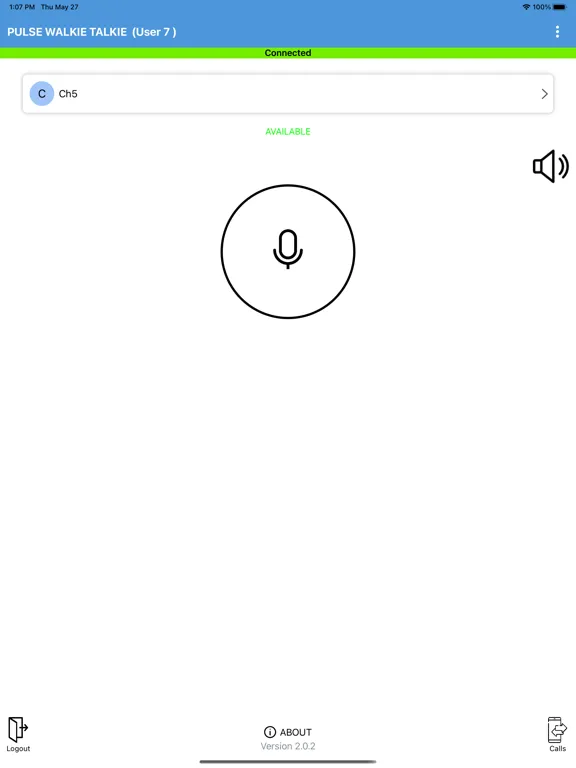 Скриншоты Pulse PTT Walkie Talkie iPad 
