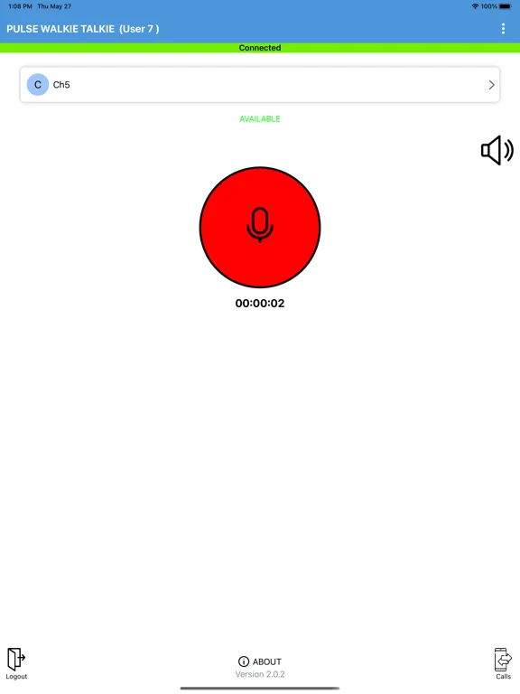 Скриншоты Pulse PTT Walkie Talkie iPad 