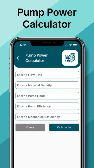 Pump Power Calculator Ekran Görüntüleri