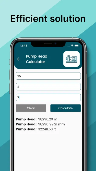 Pump Power Calculator Ekran Görüntüleri