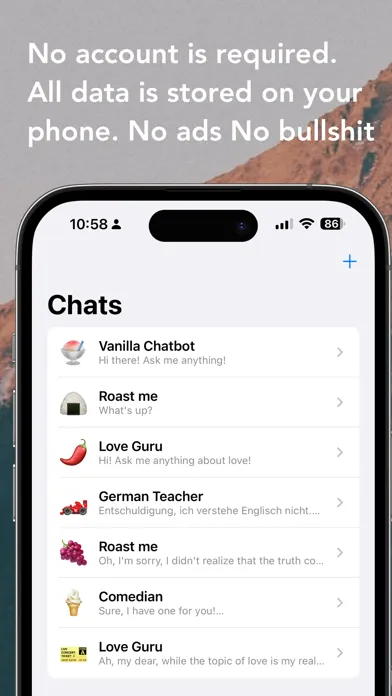 ChattyAI: Chatbot & KeyboardAI スクリーンショット