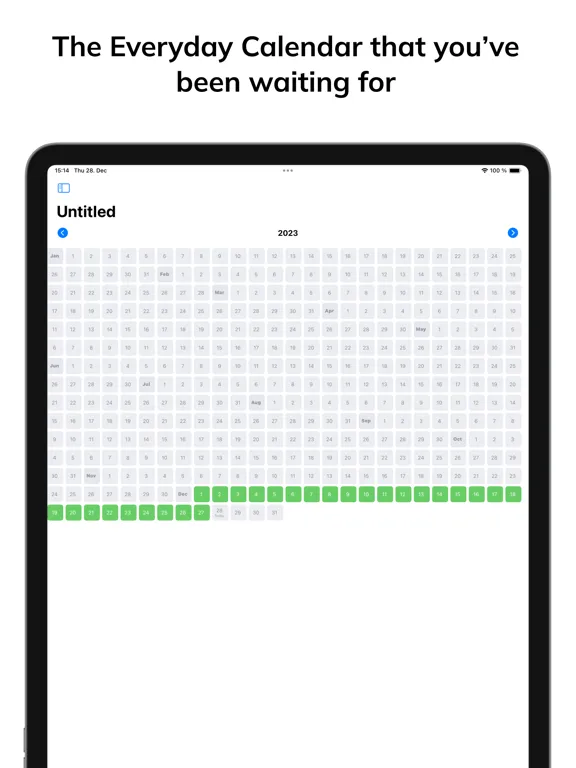 tbd. - Everyday Calendar iPad  Screenshots