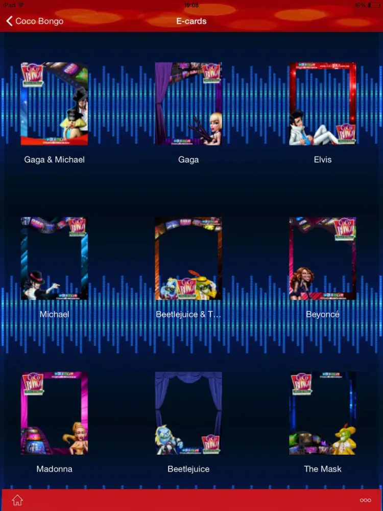 Coco Bongo iPad 应用截图