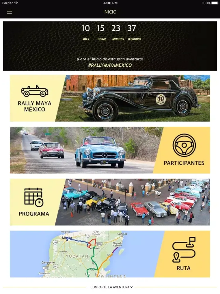 Ảnh chụp màn hình của Rally Maya México iPad 