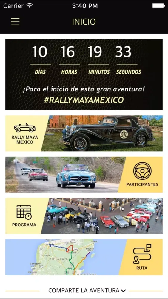 Ảnh chụp màn hình của Rally Maya México