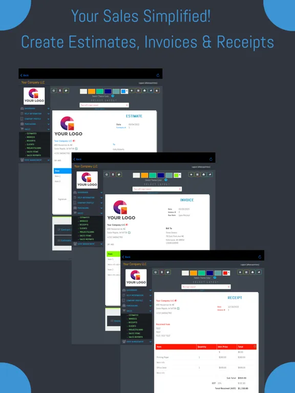 Purchase Order Builder iPad  स्क्रीनशॉट