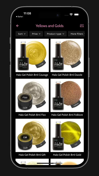 Ảnh chụp màn hình của Halo by Pure Nails