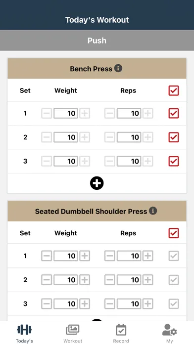 Push & Pull Workout应用截图