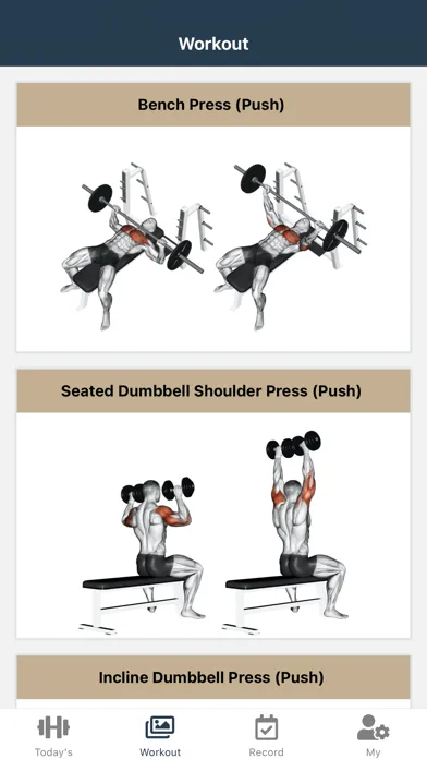 Push & Pull Workout应用截图