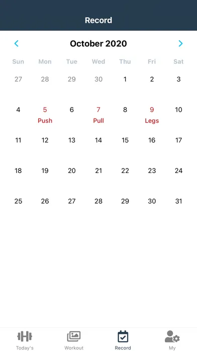 Push & Pull Workout应用截图
