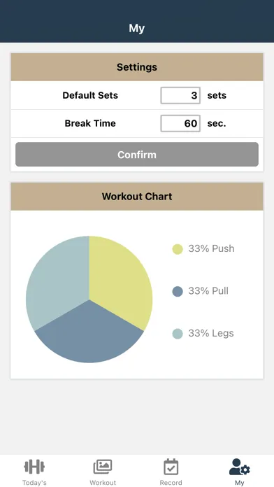 Push & Pull Workout应用截图