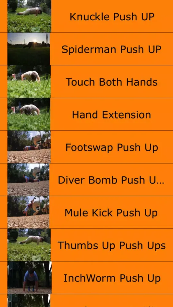 Push Ups Dictonary سکرین شاٹس