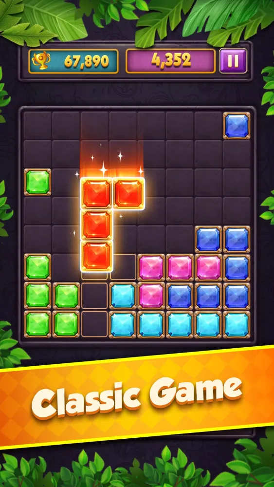 Capturas de tela do Block Puzzle Gems