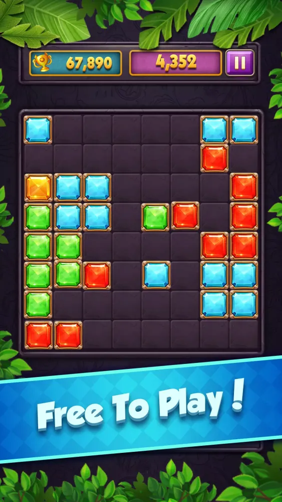 Capturas de tela do Block Puzzle Gems